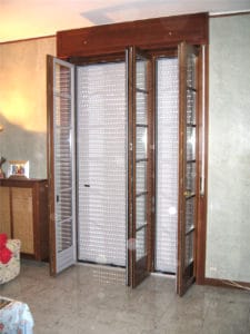 Porta-finestra bicolore a 3 ante